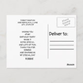 Foto van het kinderdagverblijf Foto: Dank u Briefk Briefkaart (Achterkant)