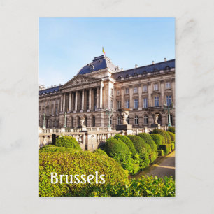 Foto van het Koninklijk Paleis in Brussel België Briefkaart