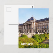Foto van het Koninklijk Paleis in Brussel België Briefkaart (Voorkant / Achterkant)
