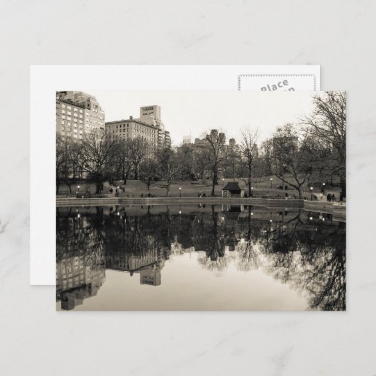 Foto van het Landschap Central Park Briefkaart (Voorkant / Achterkant)