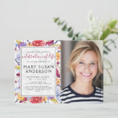 Foto van het leven vieren kaart (Staand voorkant)