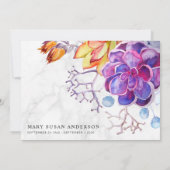 Foto van het leven vieren kaart (Achterkant)