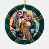 Foto van het lijst met kerstmis keramisch ornament (Voorkant)