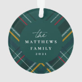 Foto van het lijst van de feestdag: groen kerstfee ornament (achterkant)