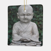 Foto van het Meditatie-boeddah-beeld Keramisch Ornament (Links)