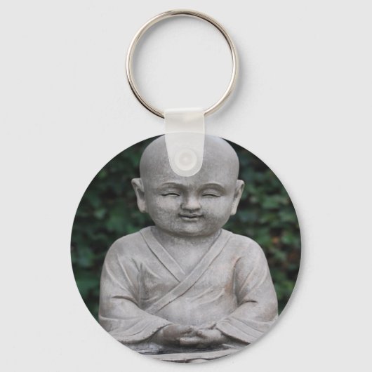 Foto van het Meditatie-boeddah-beeld Sleutelhanger (Voorkant)