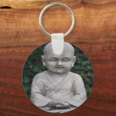 Foto van het Meditatie-boeddah-beeld Sleutelhanger (Voorkant)