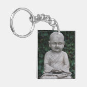 Foto van het Meditatie-boeddah-beeld Sleutelhanger (Voorkant Links)