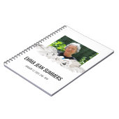 Foto van het Memorial Guest Book Notitieboek (Linkerzijde)