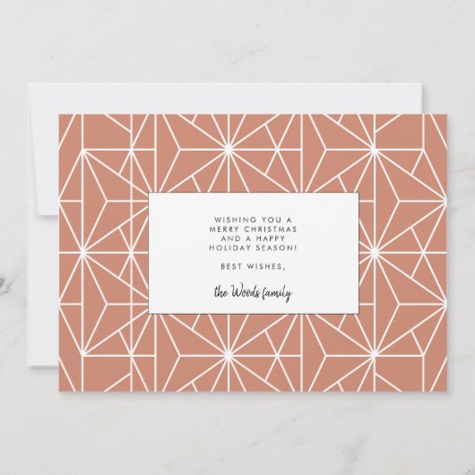 Foto van het Merriest Kerstrecroscript Feestdagenkaart (Achterkant)