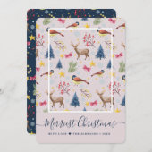 Foto van het Merriest Kerstscript Feestdagenkaart (Voorkant / Achterkant)