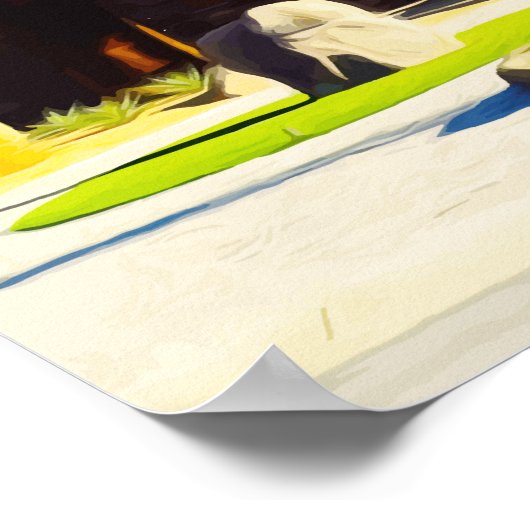 Foto van het middelbare-eeuwse Moderne Huis Poster (Hoek)