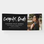 Foto van het moderne afstuderen spandoek (Horizontaal)