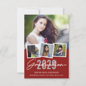 Foto van het moderne elegante Afstuderen van 2019  Aankondiging (Voorkant)