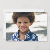 Foto van het moderne Manuscript van de Handtekenin Bedankkaart (Achterkant)