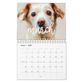 Foto van het moderne script 2023 kalender (Mar 2027)