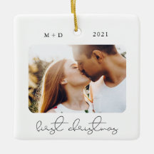 Foto van het moderne script elegant Verloving Wedd