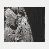 FOTO VAN HET MOON-OPPERVLAK FLEECE DEKEN (Voorkant (Horizontaal))