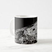 FOTO VAN HET MOON-OPPERVLAK KOFFIEMOK (Voorkant links)