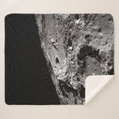 FOTO VAN HET MOON-OPPERVLAK SHERPA DEKEN (Voorkant (horizontaal))