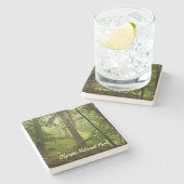 Foto van het Nationaal Park Rainforest Stenen Onderzetter (Zijkant)