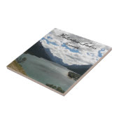 Foto van het nationaal park Waterton Lakes Tegeltje (Zijkant)