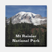 Foto van het nationale park Rainier Magneet (Voorkant)