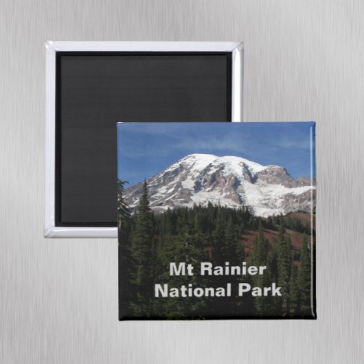 Foto van het nationale park Rainier Magneet