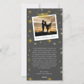 Foto van het nieuwe jaar begint met Fireworks Feestdagenkaart (Achterkant)