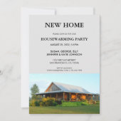 Foto van het nieuwe thuishuis dat opwarmt kaart (Voorkant)