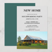 Foto van het nieuwe thuishuis dat opwarmt kaart (Voorkant / Achterkant)