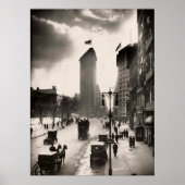  foto van het NYC Flat Iron Building 2 Poster (Voorkant)