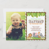 Foto van het Oerwoud Safari Birthday Kaart (Voorkant)