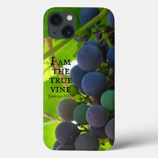 Foto van het Paarse evangelie van John Bible Verse Case-Mate iPhone Case (Achterkant)