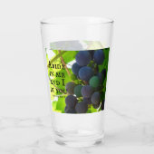 Foto van het Paarse evangelie van John Bible Verse Glas (Achterkant)