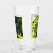 Foto van het Paarse evangelie van John Bible Verse Glas (Links)