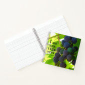 Foto van het Paarse evangelie van John Bible Verse Notitieboek (Binnen)