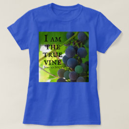 Foto van het Paarse evangelie van John Bible Verse T-shirt