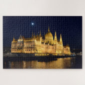 Foto van het parlementsgebouw in Boedapest Legpuzzel (Horizontaal)