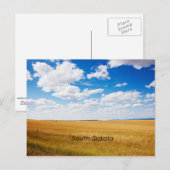Foto van het plattelandslandschap South Dakota Briefkaart (Voorkant / Achterkant)