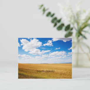 Foto van het plattelandslandschap South Dakota Briefkaart