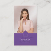 Foto van het professionele moderne Real Estate Mon Visitekaartje (Voorkant)