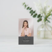 Foto van het professionele moderne Real Estate Mon Visitekaartje (Staand voorkant)