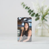 Foto van het professionele moderne Real Estate Mon Visitekaartje (Staand voorkant)