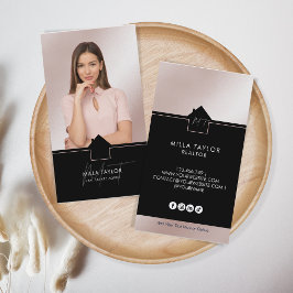 Foto van het professionele moderne Real Estate Mon Visitekaartje