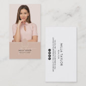 Foto van het professionele moderne Real Estate Mon Visitekaartje (Voorkant / Achterkant)