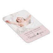 Foto van het roze meisje magneet (Rechterzijde)