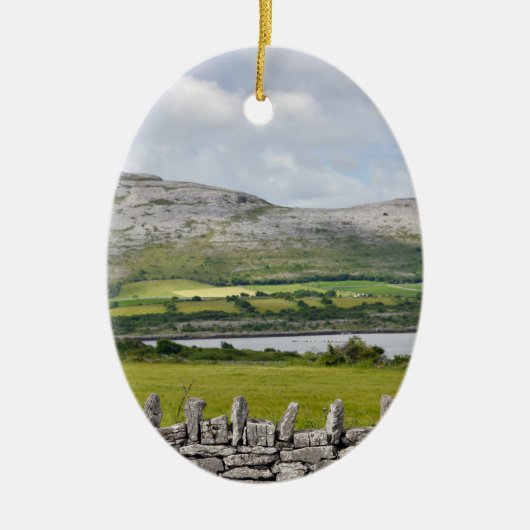 Foto van het schilderachtig Burren County Claire I Keramisch Ornament (Voorkant)