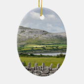 Foto van het schilderachtig Burren County Claire I Keramisch Ornament (Achterkant)