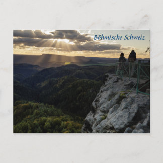 Foto van het schilderachtig uitzicht Böhmische Sch Briefkaart